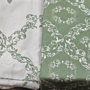 Welspun Double Bedsheet Assorted Size 43X68Cm Green