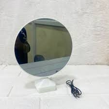 Round Magic Mirror Photo Frame Gift Showpiece With Usb Cable