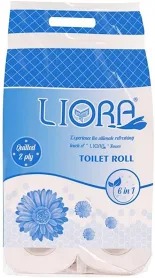 Liora Ultra Soft Toilet Paper Roll 6 Pc