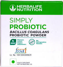 Herbalife Nutrition Simply Probiotics Bacillus Powder Nutrition Drink 30Gm Unflavored Flavored