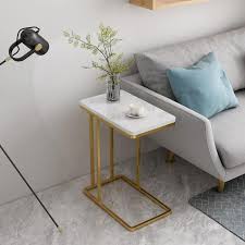 Wall Mantra Suspended Styler Golden Metallic Side Table Single Piece