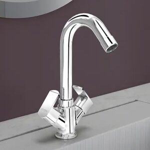Plantex Basin Mixer Tap Bathroom Tap Wash Water Aerator Pillar Tap Crm 1280 Chrome