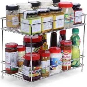 Stainless Steel 2 Tiered Shelf Kitchen Rack