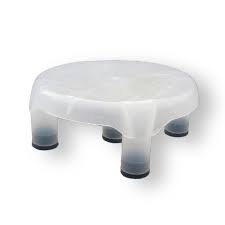 Plastic Transparent Bathroom Stool
