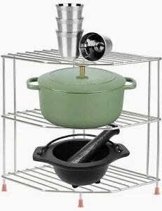Stainless Steel Corner Rack 3 Layer