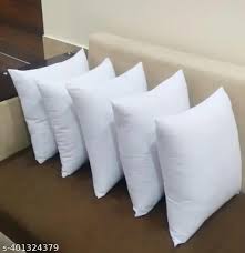 White Color Cushion Set Of 5