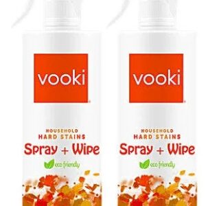 Vooki Household Hard Stains Spray Plus Wipe 500Ml Pack Of 2