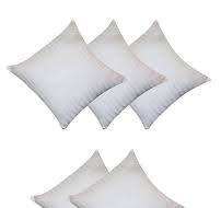 White Color Square Pillow Pack Of 5