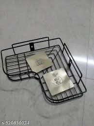 Metal Bathroom Corner Rack Bathroom Shelf Storage Rack Wall Storage Organizer Rack