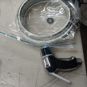 Stainless Hose Jet Spray Gun Abs Material Hook Along 1 Point 25 Meter Flexible Pipe Bidet Sprayer Bathroom Accessories Hand Shower