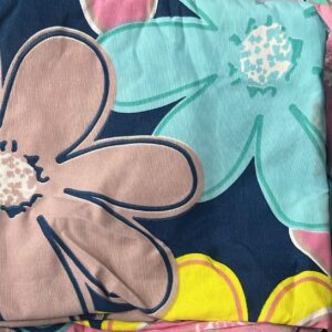 Multicolour Printed Cotton Bedsheet With 2 Pcs Pillow Cover