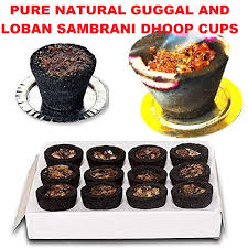 Sambrani Dhoop Loban Cup Guggul For Pooja 12 Pcs Pack Of 2