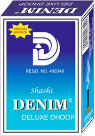 Denim Agarbatti Denim Deluxe Dhoop 50 Gms Pack Of 12