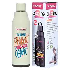 Trueware Aspire Assorted Insulated Water Bottle Cream Colour 800Ml