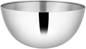 Shri Sam Stainless Steel Bowl 24Cm Silver