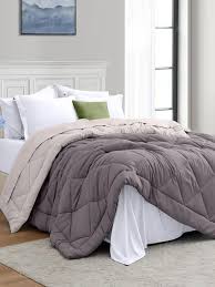 Ac Blanket For Single Bed Cream And Grey Colour