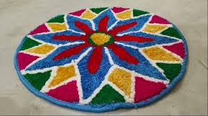 Flower Rangoli Mats