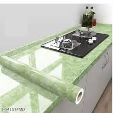 Pista Green Marble Contact Paper Vinyl Wrap Granite Wallpaper Adhesive Pista Green Marble200Cm X 60Cm