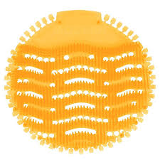 Orange Color Silicone Urinal Pad Set Of 2