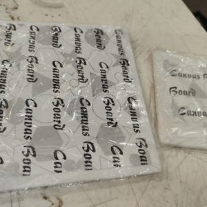 Different Size White Colour Canvas Board 2 Pcs