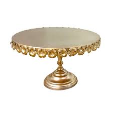 Flower Border Vintage Cake Metal Stand
