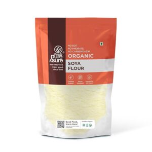 Pure Sure Organic Soya Flour 500Gm