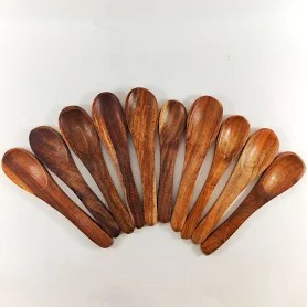 Umda Handicraft Small Wooden Spoons 10 Pcs