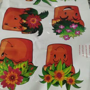 Printed Ceramic Planter Pot Poster