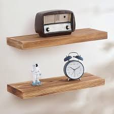 Kitchen Wall Shelves Wall Mounted Set Of 2