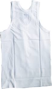 Vest For Boys Cotton White Baniyan