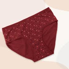 Women Hipster Multicolor Panty Red Size M