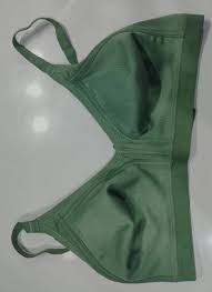 Womens Green Non Padded Bra Size 34