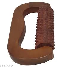 Acp Acupressure Wooden Roller D Massager Brown