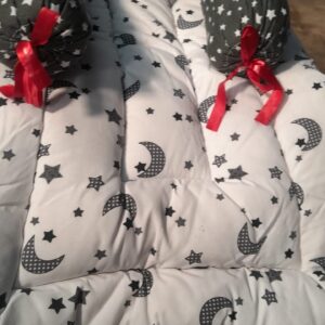 Baby Bedding Set 4 Pcs White Green