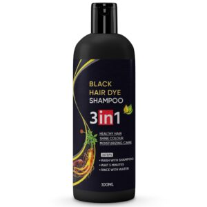 Black Hair Dye Shampoo 100 Ml