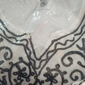 Women Kurti Color White Size Xl