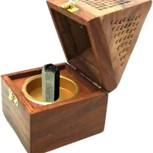 Wooden Brown Incense Holder