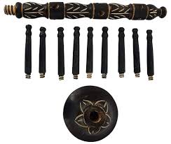 Wooden Black Bangle 9 Tier Stand