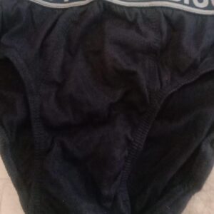 Navy Blue Color Cotton Brief For Men Size L