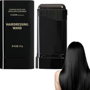 Black Hair Colour Stick With Comb Applicator For Gray Hair Coverage Safe And Convenient Comb Hair Black