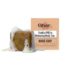 Ghar Soap Organic Handmade Sandalwood Saffron Soap 100G