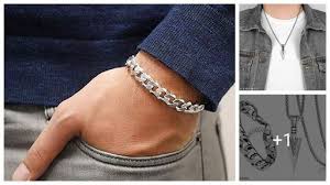 Silver Color Bracelet For Unisex