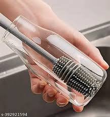 Grey Color Silicone Bottle Brush