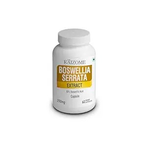 Rhizome Boswellia Serrata Extract 85 Percent Boswellic Acid 250 Mg 60 Veggie Caps