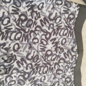 Black Printed Trunks Size M For Mens