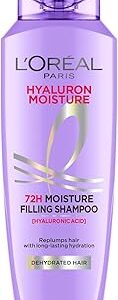 Loreal Paris Moisture Filling Shampoo With Hyaluronic Acid For Dry Dehydrated Moisture 72H 340Ml