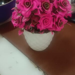 Ramarch Bonsai Artificial Plant With Pot 15 Cm Pink