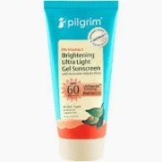 Pilgrim 1 Hyaluronic Acid Sunscreen Gel Sunscreen Spf 50 For M White Lotus 50 Gm