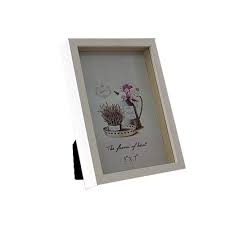 5X7 Display Shadow Box Picture Frame Easy To Change Photos With Glass Front For Table Pack Of 2