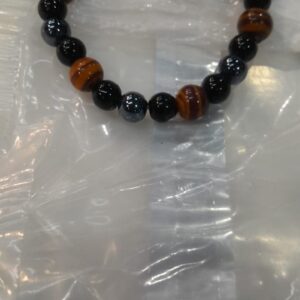 Multicolour Beads Bracelet Black For Mens And Womens